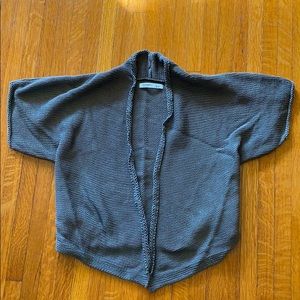 Old Navy open front short sleeve gray cardigan